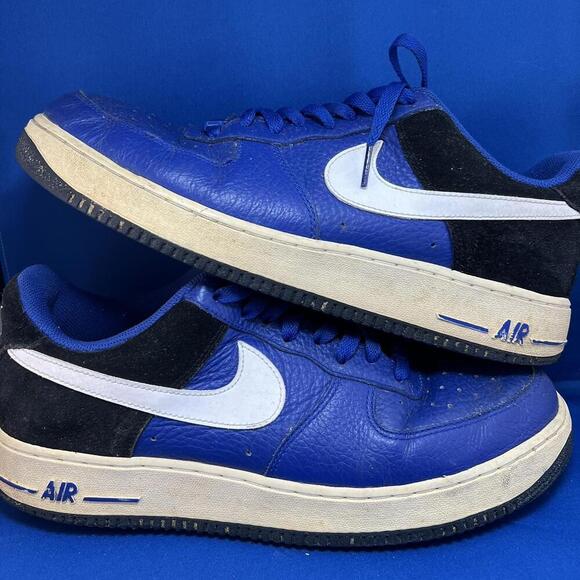Nike Air Force 1 Sneakers - Blue & Black - Classic 11.5 - Picture 2 of 8